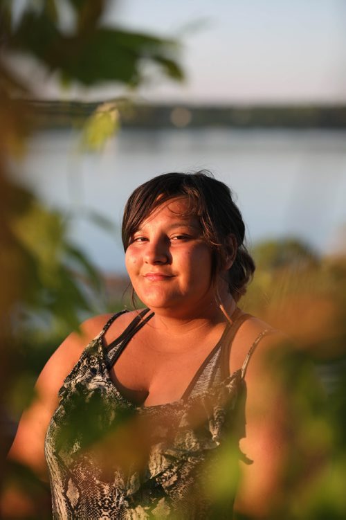 RUTH BONNEVILLE / WINNIPEG FREE PRESS


Feature: Sagkeeng, Voices of Tomorrow
Twenty high school students from Sagkeeng Anicinabe High School candidly share their hopes and dreams for the future despite the daunting challenges they face living on the reserve.  During the course of three visits to the reserve each student courageously shared their story. 

A large selection of photos shot for this feature include: portraits taken of each student after video interviews, students setting up for their graduation ceremony in the arena on the reserve and feature photos of select students on or near their homes on the reserve.  

Portrait of Dyani Langridge in her backyard which backs onto the Winnipeg River.  

This feature also includes a video from their interviews with Ruth and Katie.    

See Katie May's story.


June 18, 2018
