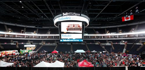 PHIL HOSSACK / WINNIPEG FREE PRESS - FLATLANDERS BEER FESTIVAL....Thousands of "patrons" filled the MTS Centre Friday evening for the Annual festival of beers. toting tiny steins they went from vendor to vendor for free samples. See release.  - June 22, 2018