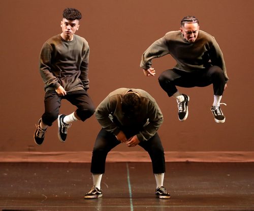 TREVOR HAGAN / WINNIPEG FREE PRESS
PRDG performs at Peg City Moves 2018, aa hip hop competition at Pantages. Saturday, June 23, 2018.