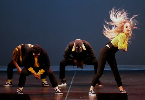 TREVOR HAGAN / WINNIPEG FREE PRESS
Wolves perform at Peg City Moves 2018, a hip hop competition at Pantages. Saturday, June 23, 2018.