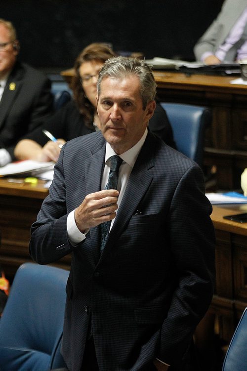 PHIL HOSSACK / WINNIPEG FREE PRESS -  Premier Brian Pallister at Question Period Monday. See Jessica's story. - June 25, 2018