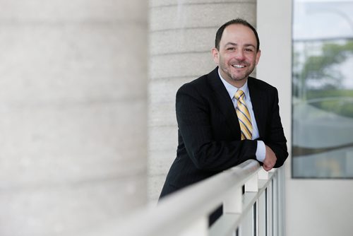 JOHN WOODS / WINNIPEG FREE PRESS
Dr. Nathan Nickel, assistant professor at the University of Manitoba (U of MB) and research scientist at the Manitoba Centre for Health Policy (MCHP) is photographed at the U of MB medical campus in Winnipeg Monday, June 25, 2018. The MCHP released a study of heavy drinkers' interactions with the health care, social service and justice systems today.