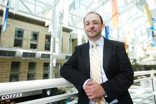 JOHN WOODS / WINNIPEG FREE PRESS
Dr. Nathan Nickel, assistant professor at the University of Manitoba (U of MB) and research scientist at the Manitoba Centre for Health Policy (MCHP) is photographed at the U of MB medical campus in Winnipeg Monday, June 25, 2018. The MCHP released a study of heavy drinkers' interactions with the health care, social service and justice systems today.