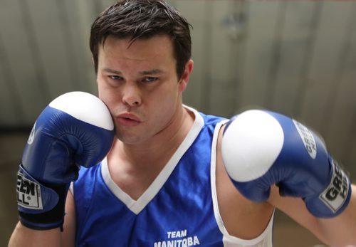 Brandon Sun Noel Harding at the Brandon Boxing Club. (Colin Corneau/Brandon Sun)