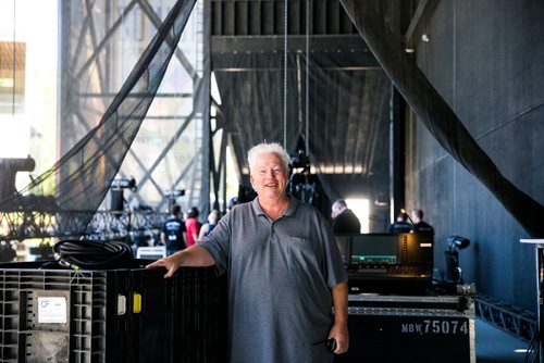 MIKAELA MACKENZIE / WINNIPEG FREE PRESS
Rob Woloschuk, general manager of Countryfest, poses while the lights get set up on the main stage just outside of Dauphin on Wednesday, June 27, 2018.
Mikaela MacKenzie / Winnipeg Free Press 2018.