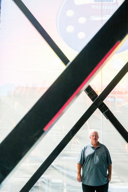 MIKAELA MACKENZIE / WINNIPEG FREE PRESS
Rob Woloschuk, general manager of Countryfest, poses while the lights get set up on the main stage just outside of Dauphin on Wednesday, June 27, 2018.
Mikaela MacKenzie / Winnipeg Free Press 2018.