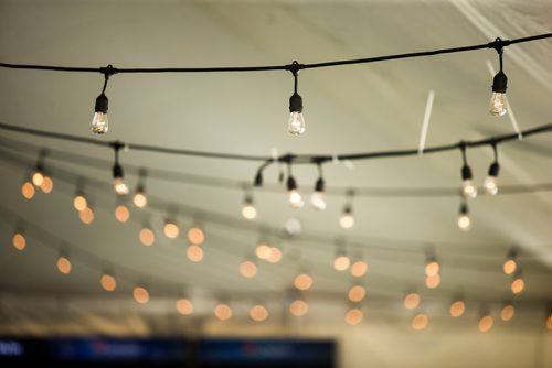 MIKAELA MACKENZIE / WINNIPEG FREE PRESS
Lights hang ready for late-night celebrations at the Countryfest festival site just outside of Dauphin on Wednesday, June 27, 2018.
Mikaela MacKenzie / Winnipeg Free Press 2018.