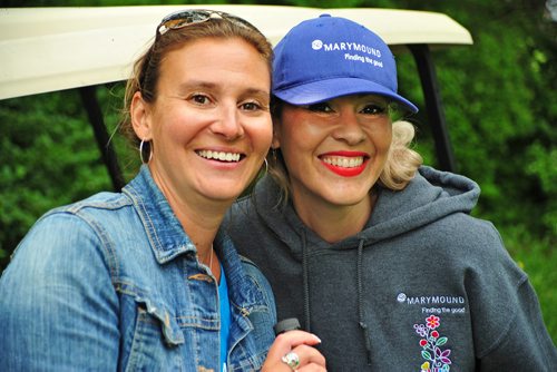 SUBMITTED PHOTO

L-R: Marymound staffers Dawn Isaac and Kristen Lukie at the Marymound Exclusive 100 Golf Tournament on May 30, 2018 at the Rossmere Country Club. (See Social Page)
