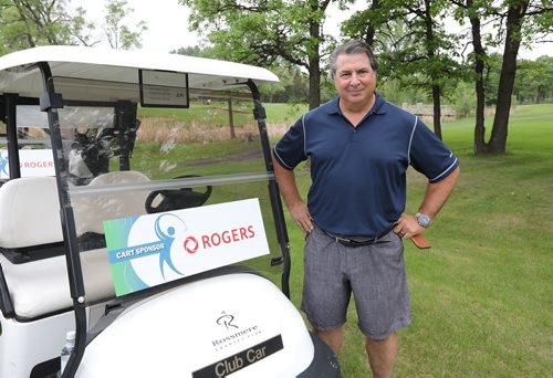 JASON HALSTEAD / WINNIPEG FREE PRESS

Ambrosie Lighting and Electrical's Tom Ambrosie at the Marymound Exclusive 100 Golf Tournament on May 30, 2018 at the Rossmere Country Club. Ambrosie Lighting and Electrical was a 'Celebrity Sponsor' for the event. (See Social Page)