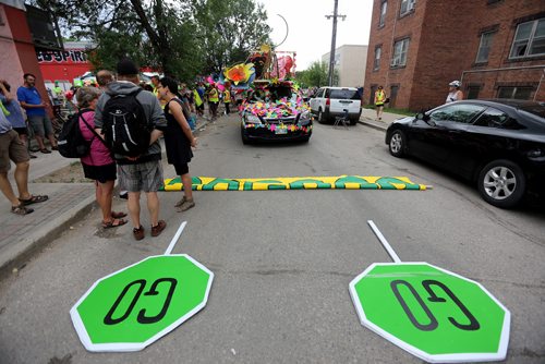 TREVOR HAGAN / WINNIPEG FREE PRESS
Art City celebrated 20 years of programming with their annual parade, Saturday, June 30, 2018.