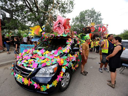 TREVOR HAGAN / WINNIPEG FREE PRESS
Art City celebrated 20 years of programming with their annual parade, Saturday, June 30, 2018.