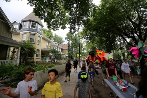 TREVOR HAGAN / WINNIPEG FREE PRESS
Art City celebrated 20 years of programming with their annual parade, Saturday, June 30, 2018.