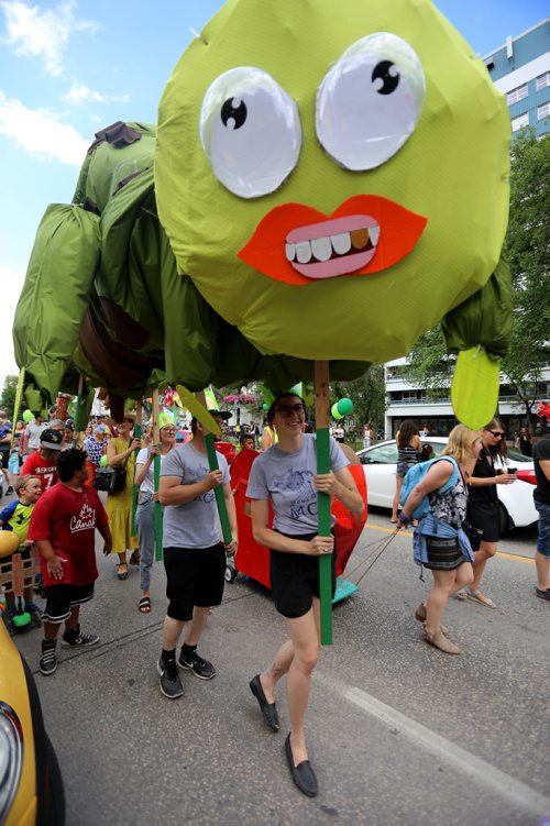 TREVOR HAGAN / WINNIPEG FREE PRESS
Art City celebrated 20 years of programming with their annual parade, Saturday, June 30, 2018.