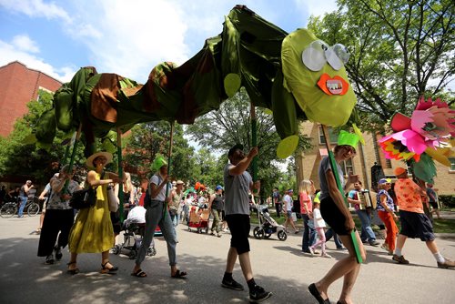 TREVOR HAGAN / WINNIPEG FREE PRESS
Art City celebrated 20 years of programming with their annual parade, Saturday, June 30, 2018.