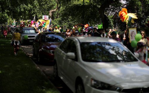 TREVOR HAGAN / WINNIPEG FREE PRESS
Art City celebrated 20 years of programming with their annual parade, Saturday, June 30, 2018.