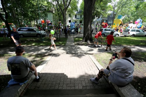 TREVOR HAGAN / WINNIPEG FREE PRESS
Art City celebrated 20 years of programming with their annual parade, Saturday, June 30, 2018.