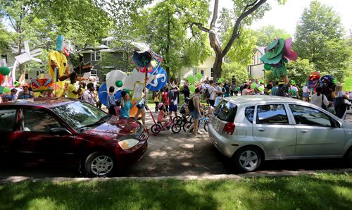 TREVOR HAGAN / WINNIPEG FREE PRESS
Art City celebrated 20 years of programming with their annual parade, Saturday, June 30, 2018.