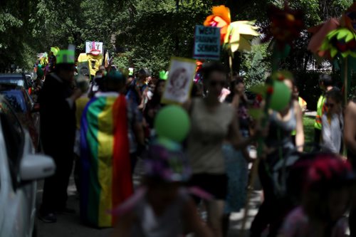 TREVOR HAGAN / WINNIPEG FREE PRESS
Art City celebrated 20 years of programming with their annual parade, Saturday, June 30, 2018.