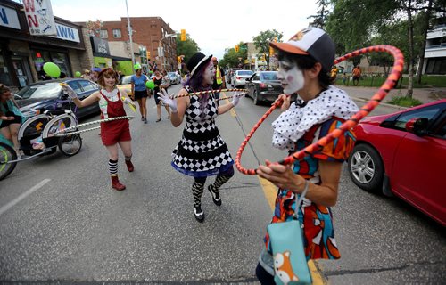 TREVOR HAGAN / WINNIPEG FREE PRESS
Art City celebrated 20 years of programming with their annual parade, Saturday, June 30, 2018.