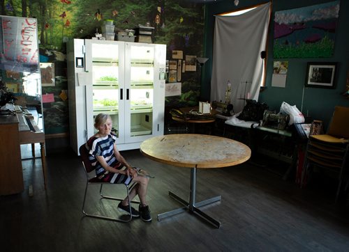 ANDREW RYAN / WINNIPEG FREE PRESS Margaret Ormond, executive director of The Sunshine House, poses for a portrait in the drop-in centre on July 3, 2018. With the help of a $15,000 grant the organization will be tasked to interview and survey current and former drug users about their needs.