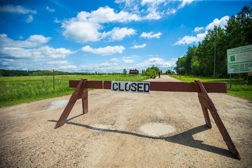 The closed Pinawa Dam site on Wednesday, July 4, 2018.
Mikaela MacKenzie / Winnipeg Free Press 2018.