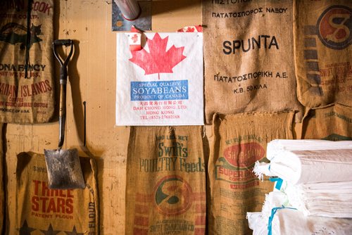 MIKAELA MACKENZIE / WINNIPEG FREE PRESS
The St Boniface Bag Co in Winnipeg on Thursday, July 5, 2018. The company has been up and running since 1949, and in the Harder family since 1951.
Mikaela MacKenzie / Winnipeg Free Press 2018.