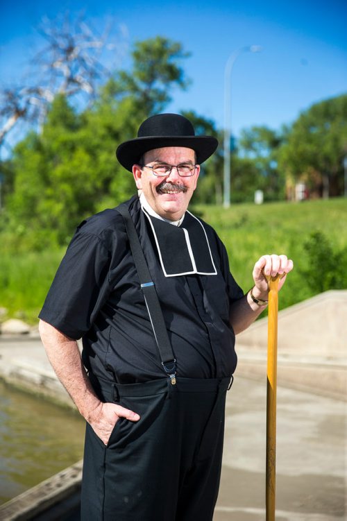 MIKAELA MACKENZIE / WINNIPEG FREE PRESS
Archbishop Albert LeGatt poses by the river in Winnipeg on Thursday, July 5, 2018. Next weekend there will be a re-enactment of the arrival of Father Norbert Provencher, who arrived at Red River on July 15, 1818.
Mikaela MacKenzie / Winnipeg Free Press 2018.