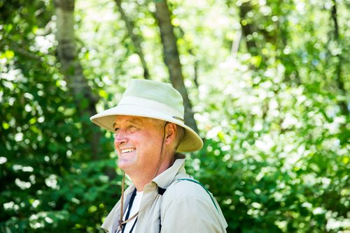 MIKAELA MACKENZIE / WINNIPEG FREE PRESS
Thor Thorleifson, site safety volunteer, at the Winnipeg Folk Fest in Bird's Hill Provincial Park on Friday, July 6, 2018.
Mikaela MacKenzie / Winnipeg Free Press 2018.