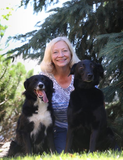 RUTH BONNEVILLE / WINNIPEG FREE PRESS

Gabrielle Thiessen, a volunteer with The Winnipeg Humane Society for the past 11 years, with two of her adopted dogs, Poppet (right wt white) and Smoothie (right). Thiessen is the first to take a dog home, (Smoothie,) for a staycation.
The Winnipeg Humane Society is launching a dog "staycation" which allows the public to  apply to take a dog home for a few hours, a day or a weekend to spend time with them,  play with them and take them for lots of walks and then return them afterward. They will be paired with a dog based on their accommodation.

July 06, 2018 
