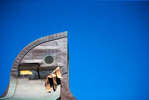 MIKAELA MACKENZIE / WINNIPEG FREE PRESS
The peeling copper roof on the Thunderbird House in Winnipeg on Monday, July 9, 2018. 
Mikaela MacKenzie / Winnipeg Free Press 2018.