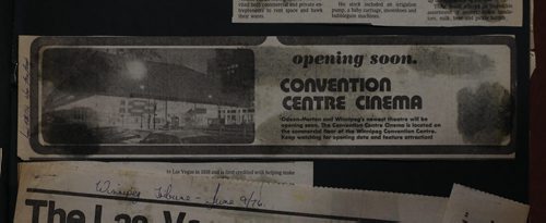 RUTH BONNEVILLE / WINNIPEG FREE PRESS

49.8 piece on bygone theatres 

RBC Convention Centre,for a 49.8 feature on existing businesses, etc. housed in what used to be movie theatres. The old Convention Centre Cinema is now used as a presentation hall by the downtown venue; Screen is intact but that's about it, shape of the hall looks exactly the same as the old days. 
Newspaper adds from 1976 for opening.

Dave Sanderson 49.8 feature.


July 09, 2018 
