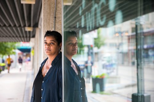 MIKAELA MACKENZIE / WINNIPEG FREE PRESS
Nadine Sookermany, executive director of the Women's Health Clinic, poses for a portrait at the clinic in Winnipeg on Wednesday, July 11, 2018. 
Mikaela MacKenzie / Winnipeg Free Press 2018.