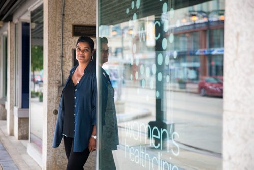 MIKAELA MACKENZIE / WINNIPEG FREE PRESS
Nadine Sookermany, executive director of the Women's Health Clinic, poses for a portrait at the clinic in Winnipeg on Wednesday, July 11, 2018. 
Mikaela MacKenzie / Winnipeg Free Press 2018.