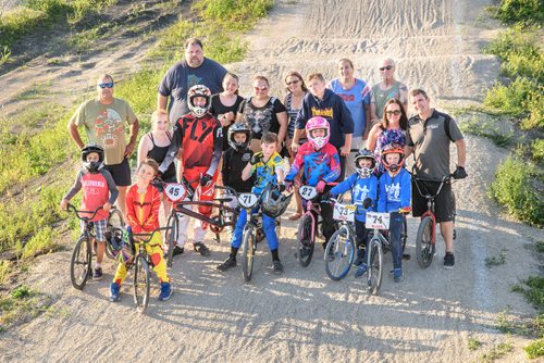 Mike Sudoma / Winnipeg Free Press
Only a handful of the staff, riders, and parents that make up the BMX racing community here in Winnipeg
July 13, 2018