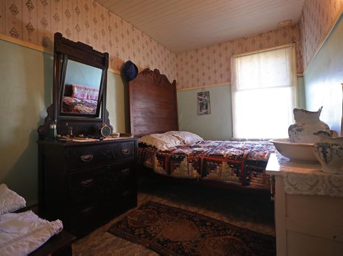 RUTH BONNEVILLE / WINNIPEG FREE PRESS

Nellie McClung Heritage site tour.  Photo of bedroom that Nellie shared with Clara Hasselfield, who was the daughter of the Hasselfields, when boarded at their home as a young teacher in Manitou. 


Photos of members of the Federated Women's Institutes of Canada (FWIC) touring Nellie McClungs Heritage Site in Manitou, Manitoba Monday.  For story by Bill Redekop.


 The site includes two homes that she lived in, The Hazel cottage that she boarded in with the Hasselfield family when she  began her career as a teacher in Manitou at the age of16 years old and McClung House where she penned two of her 16 books and gave birth to four of their five children in Manitou and raised them in McClung House.  The 3rd home on the site is a typical log home from her era with artifacts and gift store. 

See story Redekop story.  


July 16, 2018 


