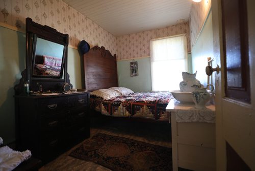 RUTH BONNEVILLE / WINNIPEG FREE PRESS

Nellie McClung Heritage site tour.  Photo of bedroom that Nellie shared with Clara Hasselfield, who was the daughter of the Hasselfields, when boarded at their home as a young teacher in Manitou. 


Photos of members of the Federated Women's Institutes of Canada (FWIC) touring Nellie McClungs Heritage Site in Manitou, Manitoba Monday.  For story by Bill Redekop.


 The site includes two homes that she lived in, The Hazel cottage that she boarded in with the Hasselfield family when she  began her career as a teacher in Manitou at the age of16 years old and McClung House where she penned two of her 16 books and gave birth to four of their five children in Manitou and raised them in McClung House.  The 3rd home on the site is a typical log home from her era with artifacts and gift store. 

See story Redekop story.  


July 16, 2018 

