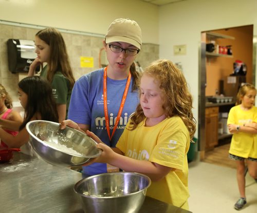 RUTH BONNEVILLE / WINNIPEG FREE PRESS

Feature Project on Food for Thought, 24hourproject  


Description:
Kids in the kitchen  at U of M,  miniU. 
Photos of Lauren McKenzie works on mixing ingredients with the help of Chelsea Guindon  in the commercial kitchen at Subway South Soccer Complex Friday.  

See story by Erin Lebar.



July 13, 2018 

