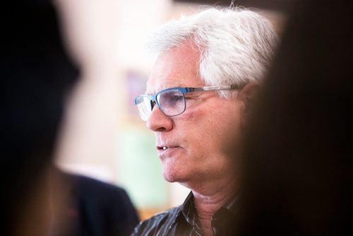 MIKAELA MACKENZIE / WINNIPEG FREE PRESS
Jim Carr, Member of Parliament for Winnipeg South Centre, speaks to the media about the Canada Child Benefit at Harrow Co-op Childrens Centre in Winnipeg on Thursday, July 19, 2018. 
Mikaela MacKenzie / Winnipeg Free Press 2018.