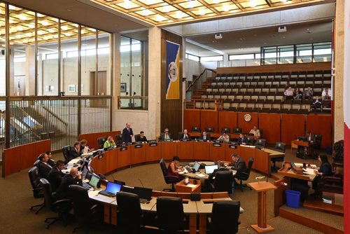 MIKE DEAL / WINNIPEG FREE PRESS
Winnipeg City Council during its last meeting of the summer session. 
180719 - Thursday, July 19, 2018.