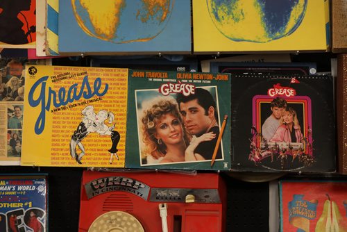 RUTH BONNEVILLE / WINNIPEG FREE PRESS


Jeff Bishop owner of Sound Exchange at 557 Portage Ave. poses with the 3 Grease albums in his store Monday.  
For  40th anniversary of the movie Grease.

See Sanderson story. 
July 23,  2018 

