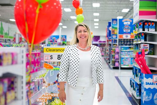 MIKAELA MACKENZIE / WINNIPEG FREE PRESS
Melanie Teed-Murch, President of Toys "R" Us and Babies "R" Us Canada, poses in a store in Winnipeg on Tuesday, July 24, 2018. 
Winnipeg Free Press 2018.