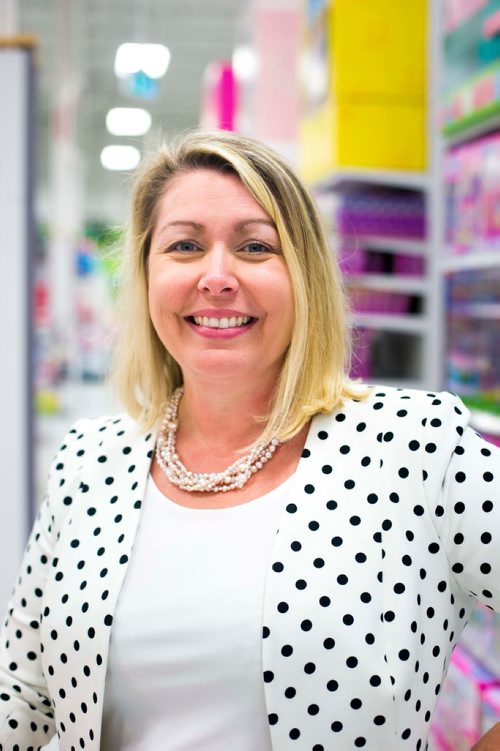 MIKAELA MACKENZIE / WINNIPEG FREE PRESS
Melanie Teed-Murch, President of Toys "R" Us and Babies "R" Us Canada, poses in a store in Winnipeg on Tuesday, July 24, 2018. 
Winnipeg Free Press 2018.