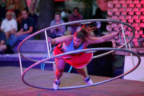 JOHN WOODS / WINNIPEG FREE PRESS
Silver Starlets performs at the Fringe in Winnipeg Tuesday, July 24, 2018.