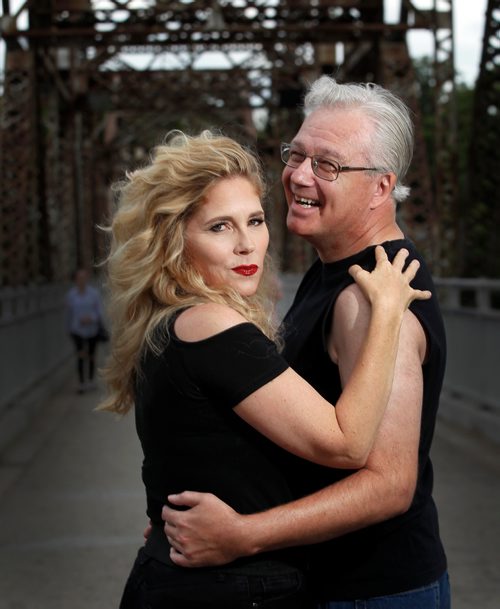 PHIL HOSSACK / WINNIPEG FREE PRESS - Jennifer Hanson and Randy Apostle re-create the 25 yr old 'Grease' poster. See Dave Sanderson's story. - July 24, 2018