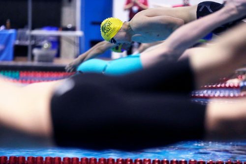 MIKAELA MACKENZIE / WINNIPEG FREE PRESS
The men's 14-18 freestyle 800m at the Canadian junior championship swim meet at the Pan Am Pool in Winnipeg on Wednesday, July 25, 2018. 
Winnipeg Free Press 2018.