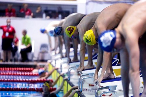 MIKAELA MACKENZIE / WINNIPEG FREE PRESS
The men's 14-18 freestyle 800m at the Canadian junior championship swim meet at the Pan Am Pool in Winnipeg on Wednesday, July 25, 2018. 
Winnipeg Free Press 2018.