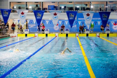 MIKAELA MACKENZIE / WINNIPEG FREE PRESS
The men's 14-18 freestyle 800m at the Canadian junior championship swim meet at the Pan Am Pool in Winnipeg on Wednesday, July 25, 2018. 
Winnipeg Free Press 2018.