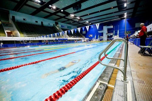 MIKAELA MACKENZIE / WINNIPEG FREE PRESS
The men's 14-18 freestyle 800m at the Canadian junior championship swim meet at the Pan Am Pool in Winnipeg on Wednesday, July 25, 2018. 
Winnipeg Free Press 2018.