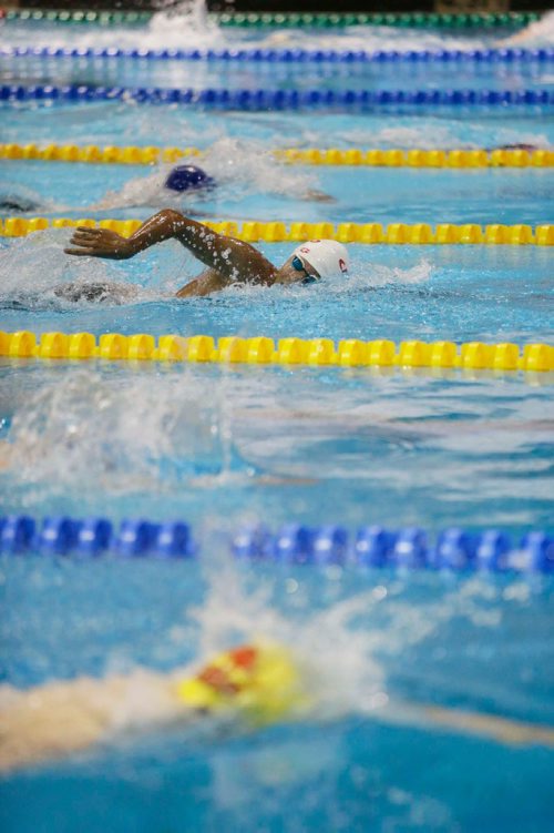 MIKAELA MACKENZIE / WINNIPEG FREE PRESS
The men's 14-18 freestyle 800m at the Canadian junior championship swim meet at the Pan Am Pool in Winnipeg on Wednesday, July 25, 2018. 
Winnipeg Free Press 2018.