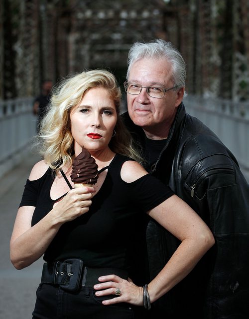 PHIL HOSSACK / WINNIPEG FREE PRESS - Jennifer Hanson and Randy Apostle re-create the 25 yr old 'Grease' poster. See Dave Sanderson's story. - July 24, 2018